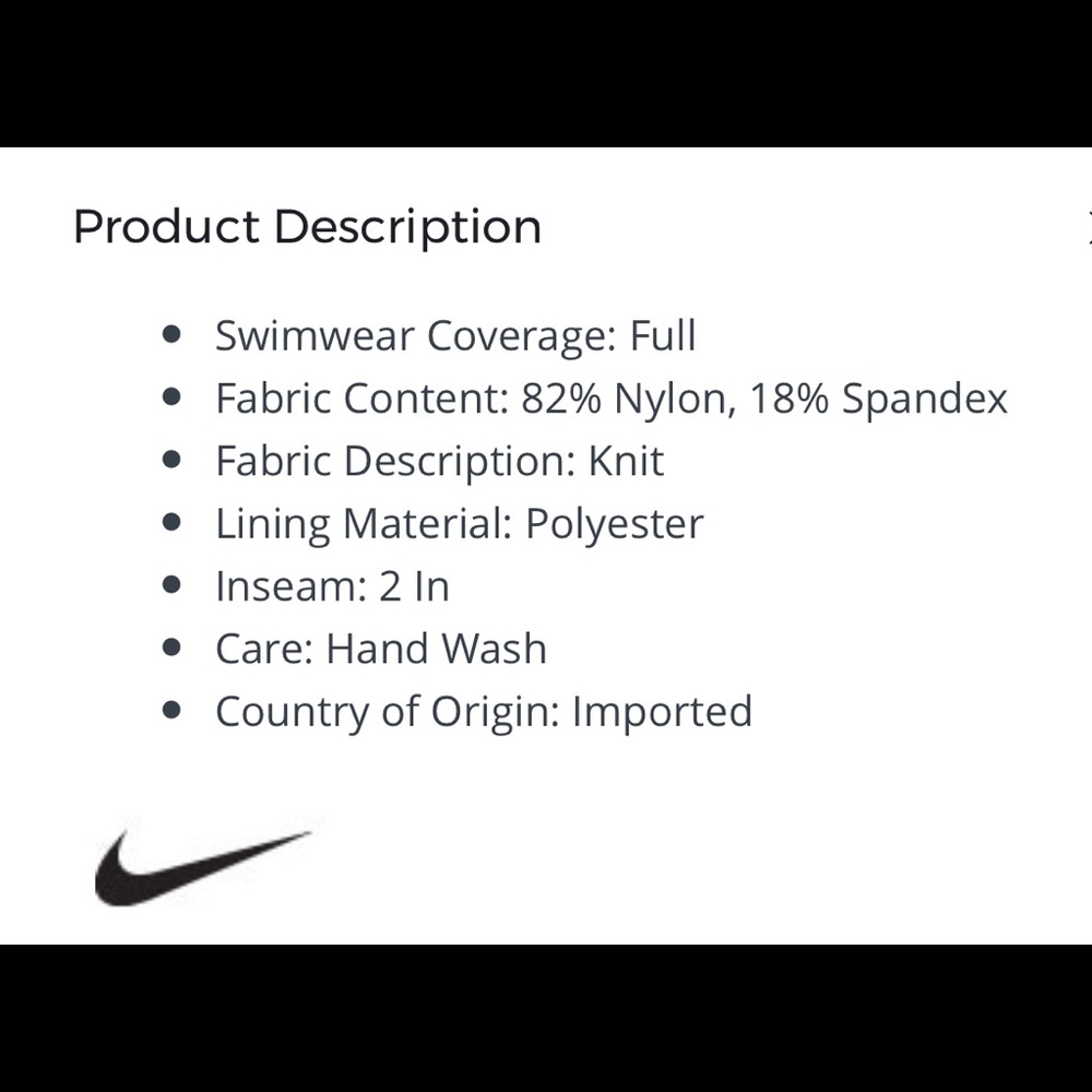 Nike Boyshort Swimsuit Bottom - Picture 5 of 6